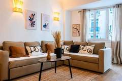 Ferienwohnung - Résidence 3p Avec Terrasse Vue Mer, Face Au Martinez - Ferienunterkunft in Cannes (4 Personen)