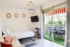Ferienwohnung - Résidence Palm Beach Studio Avec Terrasse A 150m Des Plages - Ferienunterkunft in Cannes (2 Personen)