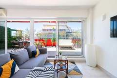 Ferienwohnung - Résidence 2p Terrasse Cannes– Pointe Croisette - Ferienunterkunft in Cannes (2 Personen)