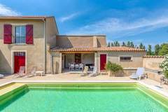 Ferienhaus - L'O Verte - Ferienunterkunft in Rasteau (10 Personen)