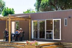 Ferienhaus, Wohnmobil - Mobile Homes Domaine Les Mûriers Vendres-Plage // Cottage VIP 3ch 6 pers climatisé - Ferienunterkunft in Vendres-Plage (6 Personen)