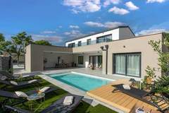 Ferienhaus, Exklusive Unterkunft - Ferienunterkunft in Zminj (6 Personen)