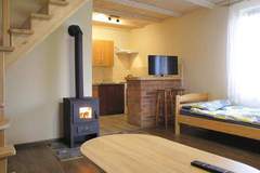 Ferienhaus - Murowany domek wakacyjny dla 5 osób w Rynie - Ferienunterkunft in Ryn (5 Personen)