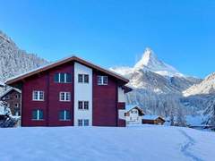 Ferienwohnung - Ferienwohnung Studio mit traumhaftem Blick auf das Matterhorn
