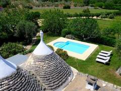 Ferienhaus - Ferienhaus Trullo auf dem Lande in Ostuni mit privatem Pool