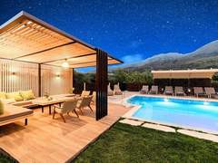 Ferienhaus - Ferienhaus Cretan Sunrise Villa Beheizter Privatpool