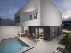 Ferienhaus - Ferienhaus Villa Oasis mit beheiztem Pool, 700 m vom Meer entfernt