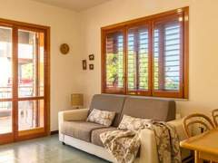 Ferienwohnung - Ferienwohnung Wohnung 'Blue Wood' in Strandnähe