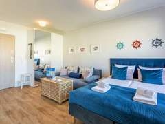 Ferienwohnung - Ferienwohnung Ferienappartement Blue Rose direkt am Park
