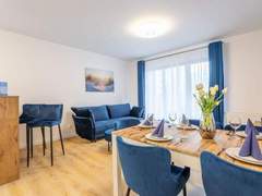 Ferienwohnung - Ferienwohnung Platan 5 mit Terrasse am Meer