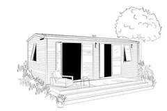 Ferienhaus - O'Hara Lodges - 4p - Ferienunterkunft in Ravels (4 Personen)