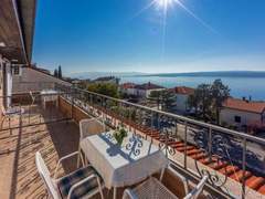Ferienwohnung - Ferienwohnung Wohnung in Crikvenica mit Terrasse mit Meerblick