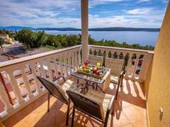 Ferienwohnung - Ferienwohnung Wohnung mit Balkon und Meerblick
