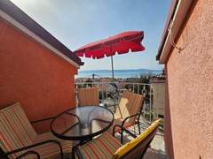 Ferienwohnung - Ferienwohnung Appartement mit Balkon und Meerblick