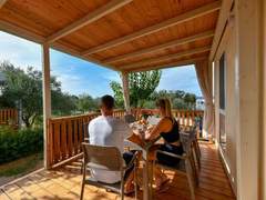 Ferienwohnung - Ferienwohnung Mobilheim direkt am Strand