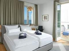 Ferienwohnung - Ferienwohnung Strandnahe Ferienwohnung Meerselig mit Balkon