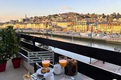 Ferienwohnung - 🌅 Le Panoramic View - Balcon - Parking - Ferienunterkunft in Deauville (4 Personen)