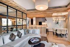 Ferienwohnung - Antar&egrave;s Mira 001 - Appartement Deluxe Ski-in/ski-out - Ferienunterkunft in Meribel Les Allues (6 Personen)