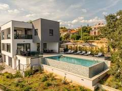 Ferienhaus - Ferienhaus Seaview Villa A`More with heated pool