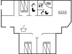 Ferienhaus - Ferienhaus Erikka - 40km from the sea