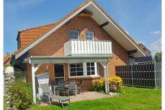 Ferienwohnung - Komfort-Fewo EG 56 qm behindertenfreundlich - Ferienunterkunft in Friedrichskoog-Spitze (2 Personen)