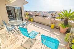 Ferienwohnung - 4 Pcs Terrasse Vue Mer Panoramique Baie Cannes &agrave; Vos Pieds Olam Properties - Ferienunterkunft in Cannes (6 Personen)