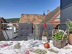 Ferienwohnung - Ferienwohnung Sonnige Aussichten - Obstbau Koch