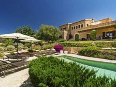 Ferienhaus - Ferienhaus VILLA ALENAR. Espectacular villa rústica en San Marçal, Piscina Privada - WiFi
