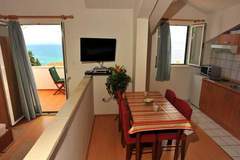 Ferienwohnung - Villa Anni-Studio with Sea View Balcony(A4) - Ferienunterkunft in Sutivan (2 Personen)