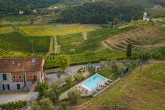 Ferienhaus, Exklusive Unterkunft - Valle del Sole Winery Farmhouse - Ferienunterkunft in Lucca (6 Personen)