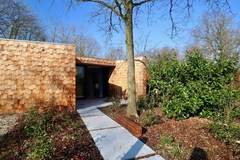 Ferienhaus - Houten Boshuis - Ferienunterkunft in Oosterhout (4 Personen)