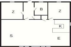 Ferienhaus - Ferienunterkunft in Ansager (4 Personen)