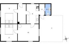 Ferienhaus - Ferienunterkunft in Ullerslev (4 Personen)