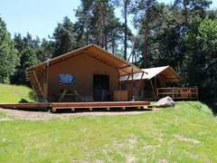 Ferienhaus - Ferienhaus Safarizelt in Hohenlychen mit Garten und Grill