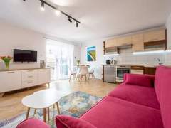 Ferienwohnung - Ferienwohnung Wohnung in Darlowo mit Terrasse