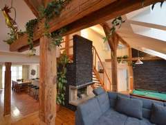 Ferienwohnung - Ferienwohnung Wohnung Attic Josefov mit eigener Terrasse