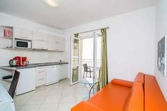 Ferienwohnung - Villa Samba - Standard One-Bedroom Apartment with Balcony and Sea View - Ferienunterkunft in Mlini (3 Personen)