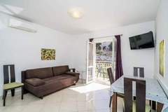 Ferienwohnung - Villa Samba- Premium One-Bedroom Apartment with Balcony and Sea View - Ferienunterkunft in Mlini (3 Personen)