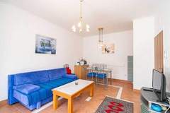 Ferienwohnung - Apartments Peco - Studio Apartment with Balcony and Sea View - Ferienunterkunft in Mokosica (3 Personen)