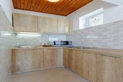 Ferienwohnung - Rooms Sani - Double Room with Terrace and Sea View (S1) - Ferienunterkunft in Brela (2 Personen)