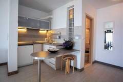 Ferienwohnung - Apartments & Room Vesna - Studio Apartment with Sea View (Apartment 2) - Ferienunterkunft in Brela (2 Personen)