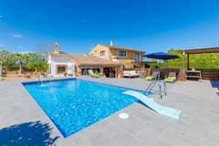 Ferienhaus, Exklusive Unterkunft - Es Rafal Nostro - Ferienunterkunft in Felanitx, Illes Balears (8 Personen)