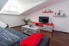 Ferienwohnung - Apartments Grljusic - One Bedroom Apartment with Sea View 207 - Ferienunterkunft in Makarska (4 Personen)