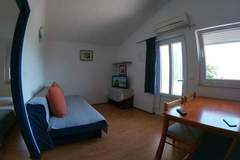 Ferienwohnung - Sanja Apartments Posedarje - (A1) OneBedroom Apartment with Terrace with SeaView - Ferienunterkunft in Posedarje (4 Personen)