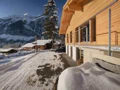 Ferienwohnung - Ferienwohnung Chalet Bärgfride Appartement/Fewo, Dusche, WC, 1 Schlafraum 3-Zimmerwohnung