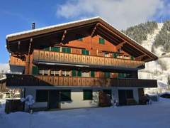 Ferienwohnung - Ferienwohnung Chalet Lenk Dänk App. 6 Appartement/Fewo, Dusche oder Bad, WC, 2 Schlafräume