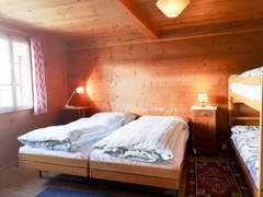 Ferienwohnung - Ferienwohnung Weidhütte Wegscheide Hütte, Dusche, WC, 3 Schlafräume Wohnung 1. Stock