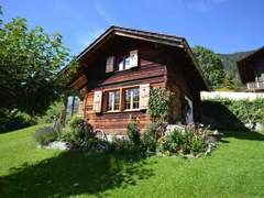Ferienwohnung - Ferienwohnung Gästehaus Alpengruss Ferienhaus, Dusche, WC, 1 Schlafraum Chalet