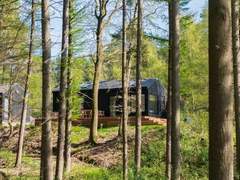 Ferienhaus - Ferienhaus Wilsumer Berge Resort - Koya Tiny Cabin Buitenbad