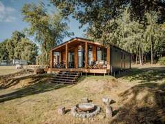 Ferienhaus - Ferienhaus Wilsumer Berge Resort - Lake House Scandi hottub